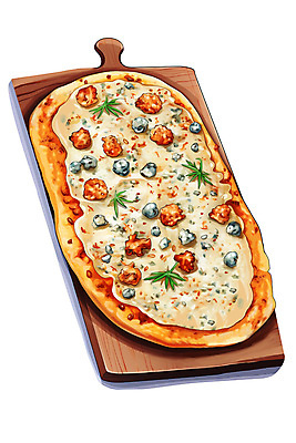 PSD 일러스트 피자 서양음식 사람없음 토핑 나무도마 치즈피자 국내일러스트 음식 도마 패스트푸드 목재 파일형식