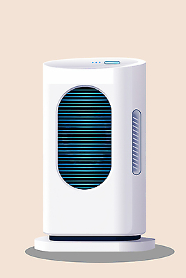 클립아트 PSD 생활용품 일러스트 사람없음 가전제품 오브젝트 공기청정기 국내일러스트 파일형식