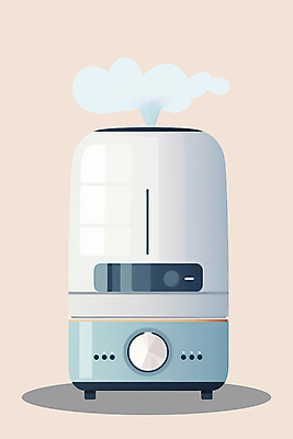 클립아트 PSD 생활용품 일러스트 사람없음 가전제품 수증기 오브젝트 가습기 국내일러스트 파일형식