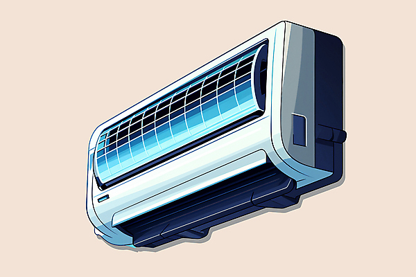 클립아트 PSD 생활용품 일러스트 사람없음 가전제품 에어컨 오브젝트 벽걸이 국내일러스트 파일형식