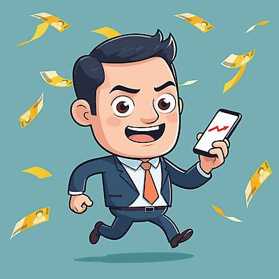 전신 남자 화살표 지폐 일러스트 한명 들기 정장 성인 스마트폰 달리기 비즈니스맨 주식 비즈니스캐릭터 상승 오만원 돈벼락 성인남자한명만 일러캐릭터 AI파일 캐릭터 1 옷 컨셉 돈 비즈니스 모션 사람 금융 핸드폰 스마트기기 직장인 남자한명만 성인남자만 파일형식 벡터