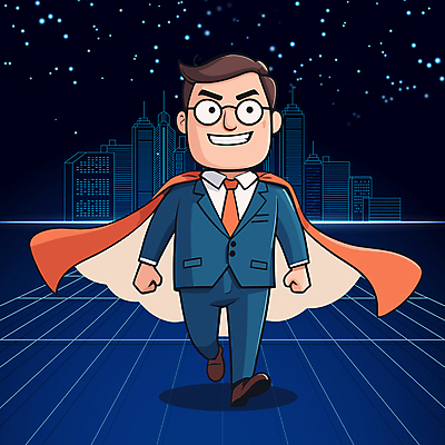 전신 남자 일러스트 한명 정장 빌딩 성인 건물 빛 반짝임 걷기 도시 비즈니스맨 망토 남색 비즈니스캐릭터 네온 성인남자한명만 안경낌 일러캐릭터 AI파일 캐릭터 1 건축물 옷 안경 컬러 비즈니스 모션 사람 직장인 남자한명만 성인남자만 파일형식 벡터