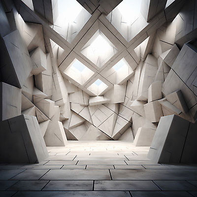 JPG 편집이미지 백그라운드 사람없음 빛 인테리어 사각형 공간 흰색 디지털합성 대리석 기하학 울퉁불퉁 비어있는 편집실사 AI컴퓨터그래픽 AI콘텐츠 도형 디자인 컬러 무늬 재료 CG 파일형식