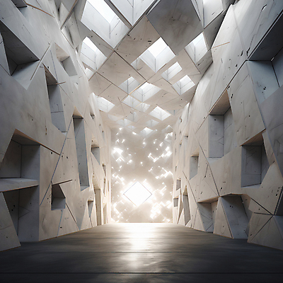 JPG 편집이미지 백그라운드 사람없음 빛 인테리어 사각형 공간 흰색 구멍 디지털합성 대리석 기하학 울퉁불퉁 비어있는 편집실사 AI컴퓨터그래픽 AI콘텐츠 도형 디자인 컬러 무늬 재료 CG 파일형식