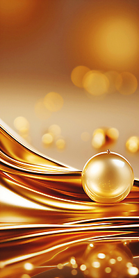 JPG 편집이미지 세로배너 물결 곡선 사람없음 금색 물방울 원형 디지털합성 웨이브 결 카피스페이스 이미지편집 편집실사 AI컴퓨터그래픽 AI콘텐츠 도형 배너 선 컬러 무늬 세로 공백 CG 파일형식