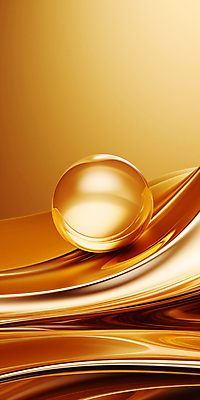 JPG 편집이미지 세로배너 물결 곡선 사람없음 금색 물방울 원형 디지털합성 웨이브 카피스페이스 이미지편집 편집실사 AI컴퓨터그래픽 AI콘텐츠 도형 배너 선 컬러 세로 공백 CG 파일형식