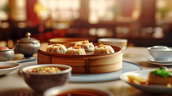 JPG 편집이미지 반찬 요리 사람없음 중식 중국 디지털합성 딤섬 대나무찜기 편집실사 AI포토 AI콘텐츠 아시아 음식 CG 찜기 파일형식
