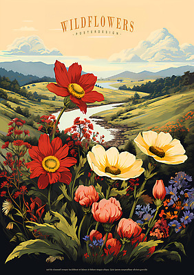 PSD 구름 편집이미지 포스터 자연 하늘 산 풍경 사람없음 강 들꽃 풀 이미지편집 자연요소 식물 꽃 생태계 파일형식