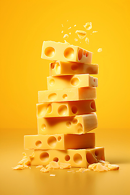 JPG 편집이미지 음식 치즈 유제품 사람없음 노란색 쌓기 구멍 안주 에멘탈치즈 편집실사 AI포토 AI콘텐츠 컬러 모션 CG 파일형식