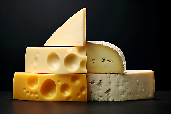 JPG 편집이미지 음식 조각 치즈 유제품 사람없음 쌓기 안주 에멘탈치즈 편집실사 AI포토 AI콘텐츠 모션 CG 파일형식