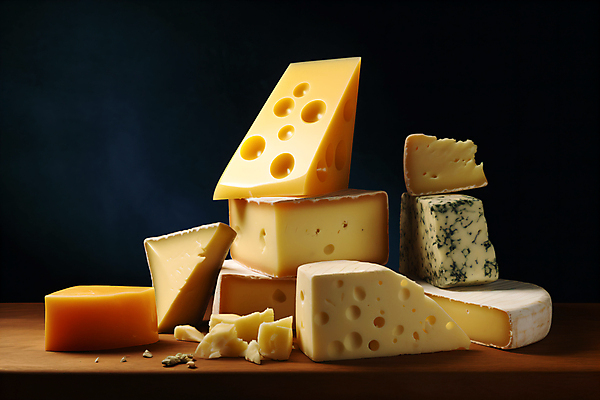 JPG 편집이미지 음식 치즈 유제품 사람없음 쌓기 안주 블루치즈 에멘탈치즈 고다치즈 편집실사 AI포토 AI콘텐츠 모션 CG 파일형식