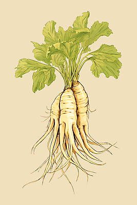 PSD 줄기 일러스트 식재료 나뭇잎 사람없음 농작물 약재 삼 산삼 인삼 뿌리 보약 국내일러스트 식물 잎 농업 채소 약 파일형식