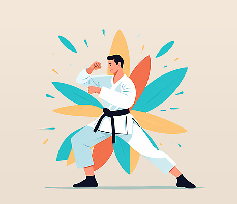 전신 PSD 남자 일러스트 도복 한명 성인 운동 격투기 무도 수비 태권도 호신술 유도 성인남자한명만 국내일러스트 1 옷 스포츠 모션 건강 사람 남자한명만 성인남자만 파일형식