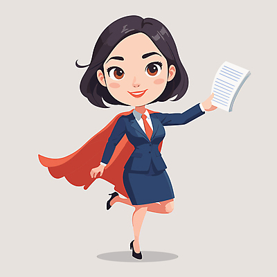 전신 여자 일러스트 한명 들기 정장 성인 비즈니스우먼 문서 슈퍼맨 슈퍼맨의상 성인여자한명만 국내일러스트 AI파일 1 옷 비즈니스 모션 사람 직장인 영웅 여자한명만 성인여자만 파일형식 벡터