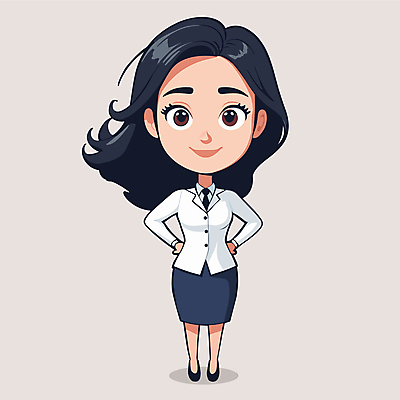 전신 여자 허리손 일러스트 한명 정장 성인 비즈니스우먼 성인여자한명만 국내일러스트 AI파일 1 옷 포즈 비즈니스 사람 직장인 여자한명만 성인여자만 파일형식 벡터