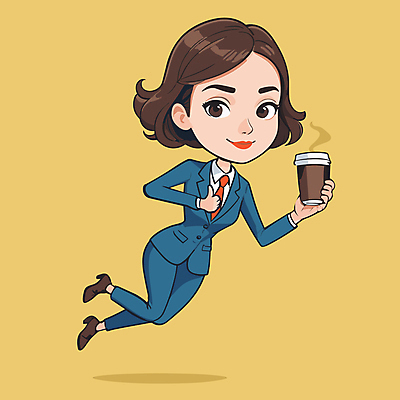 전신 여자 커피 일러스트 한명 들기 정장 성인 비행 비즈니스우먼 커피잔 테이크아웃 따봉 성인여자한명만 국내일러스트 AI파일 1 옷 음료 비즈니스 모션 잔 사람 최고 직장인 여자한명만 성인여자만 파일형식 벡터