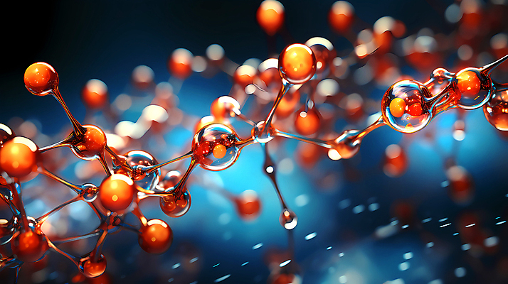 JPG 편집이미지 과학 백그라운드 사람없음 빛 화학 디지털합성 보케 화학구조 화학식 편집실사 AI컴퓨터그래픽 AI콘텐츠 CG 공식 파일형식