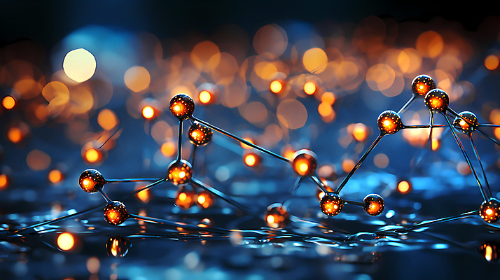 JPG 편집이미지 과학 백그라운드 사람없음 빛 화학 디지털합성 보케 화학구조 화학식 편집실사 AI컴퓨터그래픽 AI콘텐츠 CG 공식 파일형식