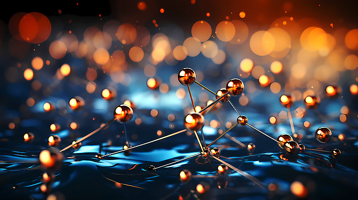 JPG 편집이미지 과학 백그라운드 사람없음 빛 화학 디지털합성 보케 화학구조 화학식 편집실사 AI컴퓨터그래픽 AI콘텐츠 CG 공식 파일형식