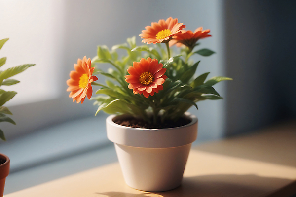 JPG 편집이미지 꽃 화분 여러송이 잎 사람없음 창가 편집실사 AI포토 AI콘텐츠 식물 다수 창문 CG 파일형식