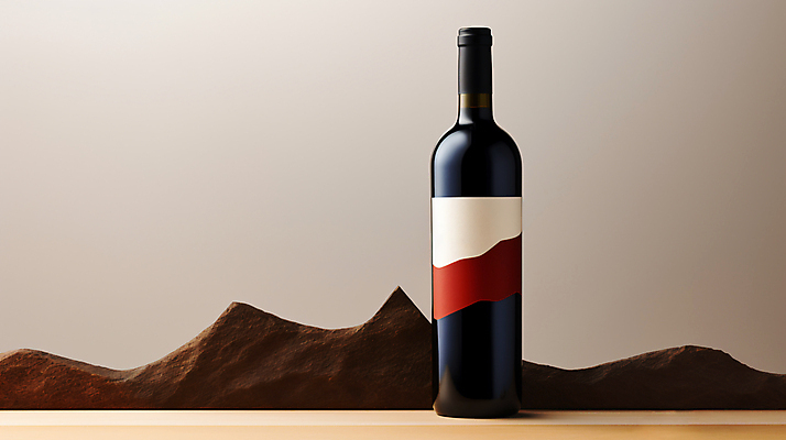 JPG 편집이미지 백그라운드 사람없음 와인병 합성 심플 목업 편집실사 AI포토 AI콘텐츠 병_용기 와인 CG 파일형식