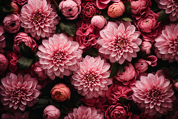 JPG 편집이미지 꽃 분홍색 백그라운드 자연 사람없음 감성 편집실사 AI포토 AI콘텐츠 식물 컬러 컨셉 CG 생태계 파일형식