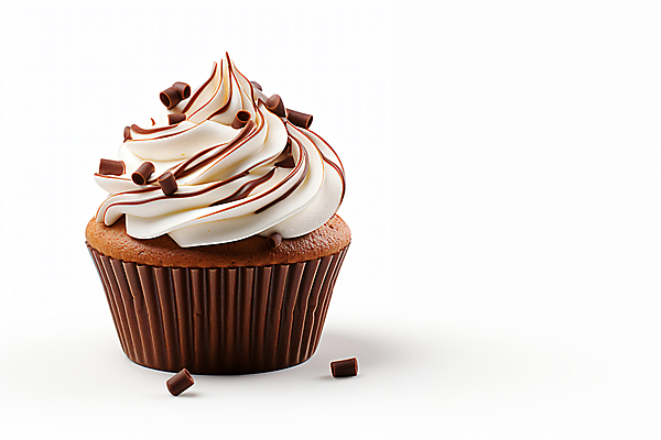 JPG 편집이미지 사람없음 달콤 컵케이크 크림 초코맛 초코칩 편집실사 AI포토 AI콘텐츠 케이크 초콜릿 맛 CG 파일형식