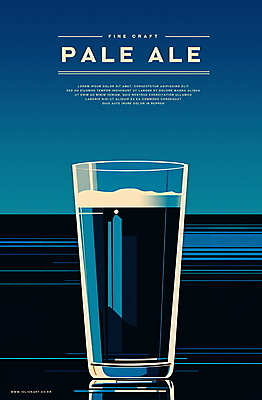 PSD 디자인 포스터 일러스트 맥주 사람없음 파란색 맥주잔 미니멀 국내일러스트 컬러 술잔 주류 파일형식