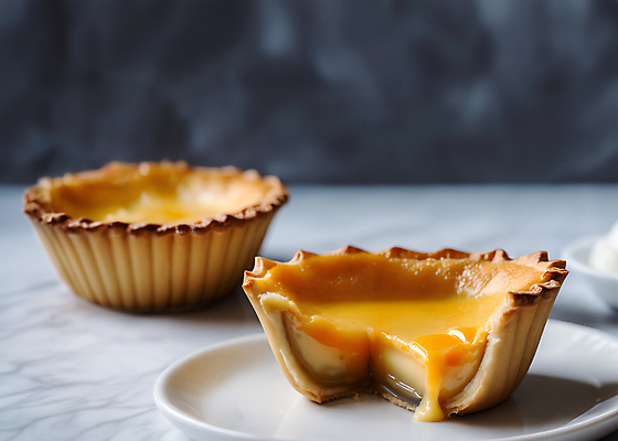 JPG 편집이미지 접시 디저트 사람없음 달콤 디지털합성 에그타르트 편집소스 편집실사 AI포토 AI콘텐츠 식기 음식 맛 CG 타르트 파일형식