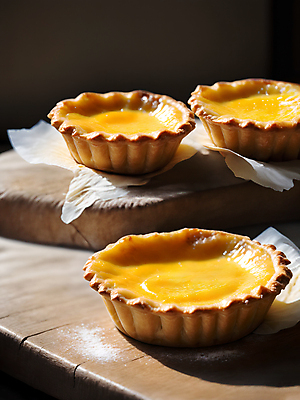 JPG 편집이미지 디저트 사람없음 달콤 디지털합성 에그타르트 편집소스 편집실사 AI포토 AI콘텐츠 음식 맛 CG 타르트 파일형식