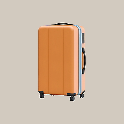 PSD 아이콘 여행 휴가 사람없음 3D아이콘 3D 캐리어 주황색 디지털합성 컬러 여행가방 파일형식