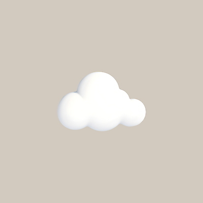 PSD 구름 아이콘 여행 휴가 사람없음 3D아이콘 3D 흰색 디지털합성 자연요소 컬러 파일형식