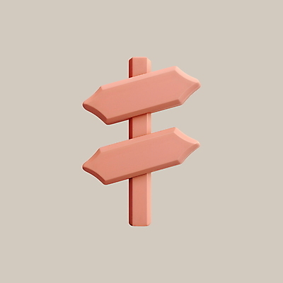 PSD 아이콘 여행 휴가 사람없음 3D아이콘 3D 표지판 디지털합성 코랄 컬러 알림판 파일형식