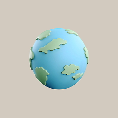 PSD 아이콘 지구 여행 하늘색 휴가 사람없음 3D아이콘 3D 디지털합성 파란색 파일형식