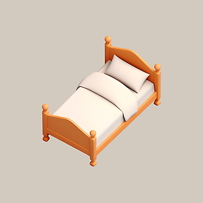 PSD 아이콘 여행 휴가 사람없음 3D아이콘 3D 침대 디지털합성 숙박 가구 숙소 파일형식