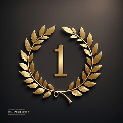 PSD 편집이미지 1 프레임 사람없음 금색 황금 디지털합성 월계관 월계수 편집소스 이미지편집 컬러 파일형식