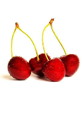 포토 JPG 해외이미지 줄기 사람없음 빨간색 물방울 신선 체리 달콤 해외202310 해외포토 식물 컬러 과일 맛 파일형식