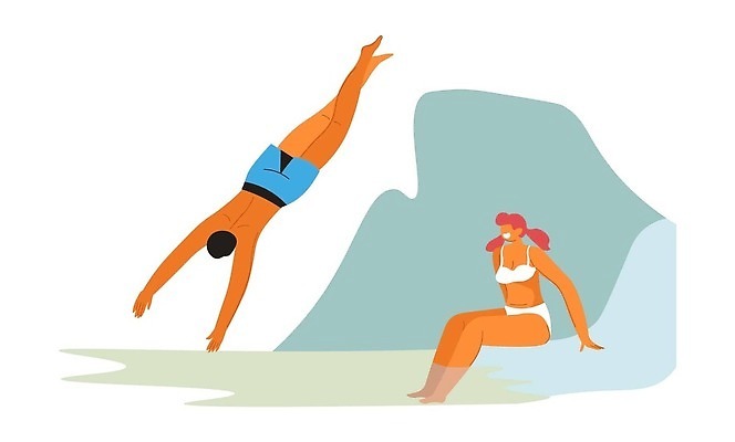 EPS 해외이미지 라이프스타일 수영복 행복 스포츠 바다 여행 일러스트 장난 놀이 휴가 휴식 건강 사람 야외 물 점프 수영 기쁨 떨어짐 당구 휴양지 다이빙 수영선수 벡터 해외202310 해외일러스트 자연요소 옷 감정 컨셉 모션 운동선수 생활 구기 장소 수상스포츠 수중스포츠 파일형식