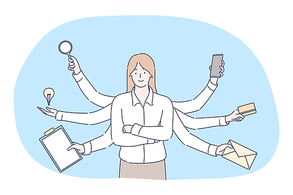EPS 해외이미지 여자 일러스트 비즈니스 전구 돋보기 한명 들기 성인 스마트폰 팔짱 신용카드 편지지 서류판 성인여자한명만 해외202310 해외일러스트 1 모션 사람 금융 핸드폰 스마트기기 사무용품 편지 여자한명만 성인여자만 파일형식 벡터