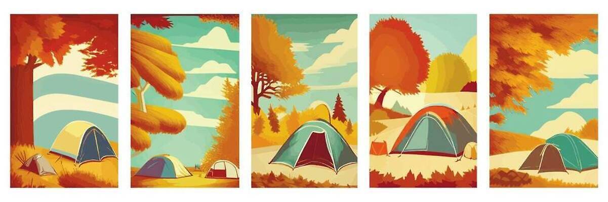 EPS 해외이미지 식물 전통 디자인 배너 계절 호수 컬러 여행 백그라운드 단풍 잎 오렌지 일러스트 자연 하늘 불 휴가 산 파노라마 텐트 풍경 이벤트 야외 그래픽 빛 세트 캠핑 하이킹 가을 소나무 숲 인쇄 만화 땅 엽서 지역 승진 녹색배경 땅바닥 하이커 벡터 해외202310 해외일러스트 자연요소 나무 과일 레저 바닥 촬영기법 캠핑도구 초록색 편지 생태계 파일형식