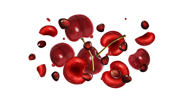 포토 JPG 해외이미지 조각 단면 사람없음 물방울 체리 그림 체리주스 해외202310 해외포토 과일 과일주스 파일형식