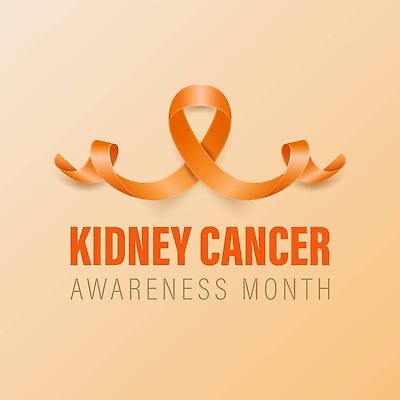 EPS 해외이미지 리본 캠페인 상징 컨셉 일러스트 사람없음 주황색 신장 심볼 암 상징물 해외202310 해외일러스트 컬러 비뇨기관 질병 파일형식 벡터