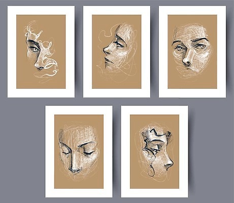 EPS 해외이미지 모양 템플릿 포스터 얼굴 벽 패턴 일러스트 프레임 이야기 그래픽 장식 인테리어 세트 유행 페인트 줄무늬 방 인쇄 스케치 수집 오브젝트 보따리 그림 유기농 복고 윤곽 캔버스 모음 기하학 구성 오해 혼란 미니멀 해외202310 해외일러스트 웰빙 디자인 컨셉 무늬 미술 한글 신체부위 파일형식 벡터