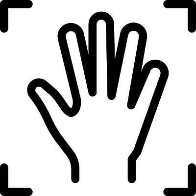 EPS 해외이미지 클립아트 손 백그라운드 일러스트 손가락 미래 손바닥 그래픽 웹 어둠 엄지손가락 플랫 심볼 확인 사인 보안 심플 고립 스캔 신분증 엘리먼트 활자 벡터 해외202310 해외일러스트 컨셉 인터넷 안전 신체부위 증명서 활자판 파일형식