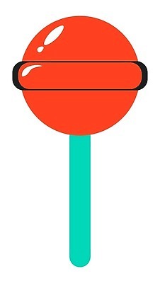 EPS 해외이미지 일러스트 막대사탕 사람없음 빨간색 달콤 엘리먼트 해외202310 해외일러스트 컬러 사탕 맛 파일형식 벡터