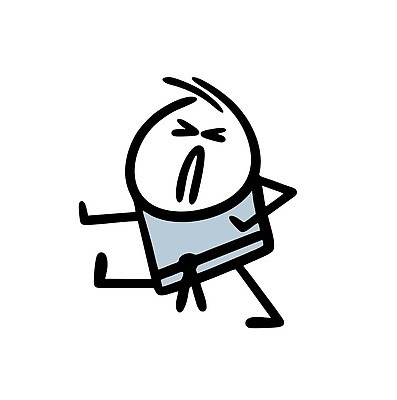 EPS 해외이미지 전신 캐릭터 남자 일러스트 한명 성인 운동 용기 찡그림 킥 심플 검은띠 성인남자한명만 해외202310 해외일러스트 일러캐릭터 1 그릇 스포츠용품 모션 표정 건강 사람 끈 남자한명만 성인남자만 파일형식 벡터