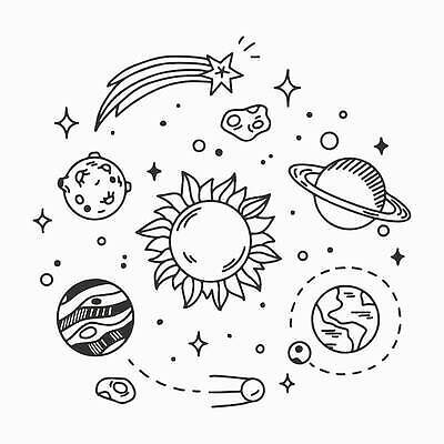 EPS 해외이미지 손 별 지구 과학 백그라운드 패턴 일러스트 자연 하늘 추상 미술 그래픽 빛 태양 우주 일출 행성 인공위성 광선 달 흰색 원형 낙서 야간 유성 만화 스케치 수집 오브젝트 그림 복고 회전 은하계 윤곽 시스템 천문학 고립 여의주 혜성 벡터 해외202310 해외일러스트 자연요소 도형 교육 컬러 무늬 통신 문화예술 신체부위 노을 생태계 파일형식