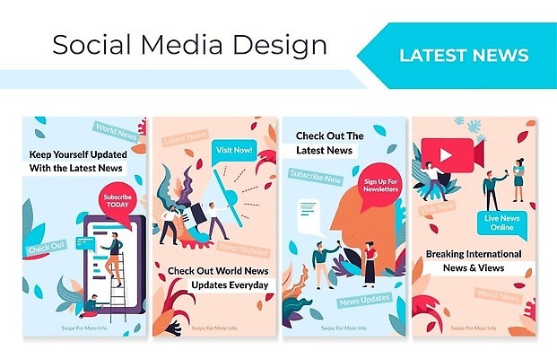 EPS 해외이미지 전신 여자 남자 일러스트 사다리 들기 여러명 성인 세트 태블릿 확성기 뉴스 성인만 해외202310 해외일러스트 다수 모션 사람 전자제품 스마트기기 도구 파일형식 벡터