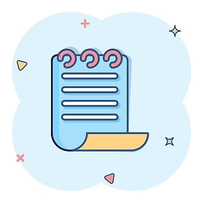 EPS 해외이미지 일러스트 사람없음 파란색 다이어리 심볼 심플 코믹 해외202310 해외일러스트 컬러 사무용품 파일형식 벡터