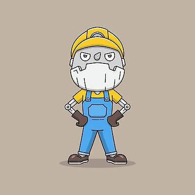 EPS 해외이미지 직업 캐릭터 손 디자인 산업 과학 백그라운드 컨셉 일러스트 미래 협력 노동자 정장 컴퓨터 금속 디지털 기계 업무 연결 헬멧 만화 발굴 사이버 심볼 로봇 팔 안드로이드 공학 광부 혁명 고립 마스코트 인공 자동화 지능 휴머노이드 해외202310 해외일러스트 일러캐릭터 옷 교육 재질 신체부위 전자제품 작업 보호장비 파일형식 벡터